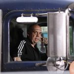 Paul Giamatti en el rodaje de The Amazing Spider-Man 2