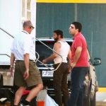 Hugh Jackman en el rodaje de X-Men: Días del Futuro Pasado