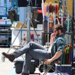 Hugh Jackman en el rodaje de X-Men: Días del Futuro Pasado