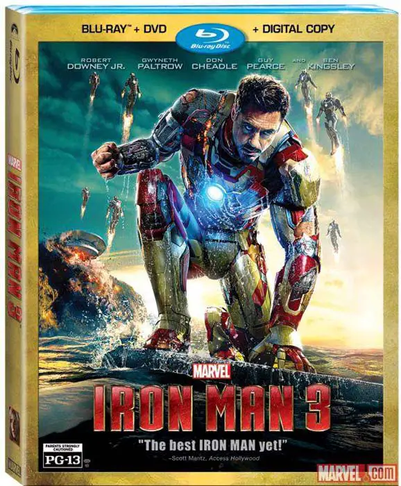Blu-ray de Iron Man 3