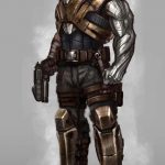 Diseño conceptual de Cable para el videojuego Deadpool