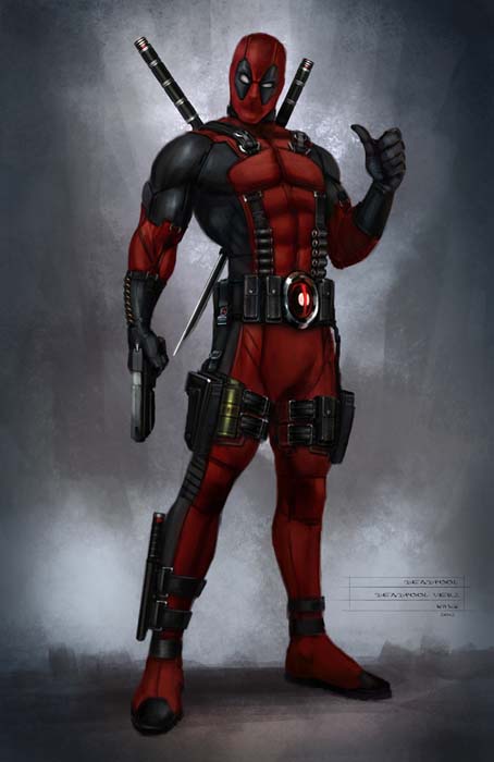 Diseño conceptual de Masacre para el videojuego Deadpool