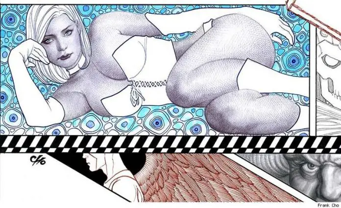 Frank Cho Emma Frost y Ángel