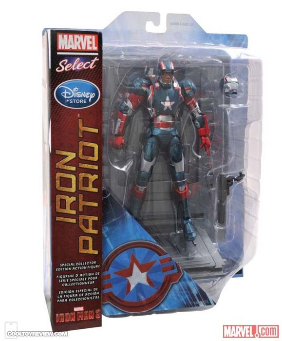 Marvel Select del Iron Patriot de Iron Man 3