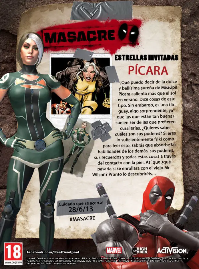 Pícara en el juego de Masacre