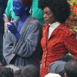 Mística en el rodaje de X-Men: Días del Futuro Pasado