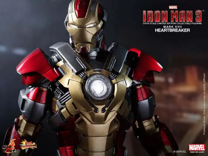 Figura de la Mark XVII de Iron Man 3 de Hot Toys