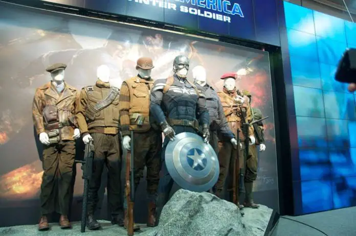 Traje del Capi para Capitán América: El Soldado de Invierno en la SDCC