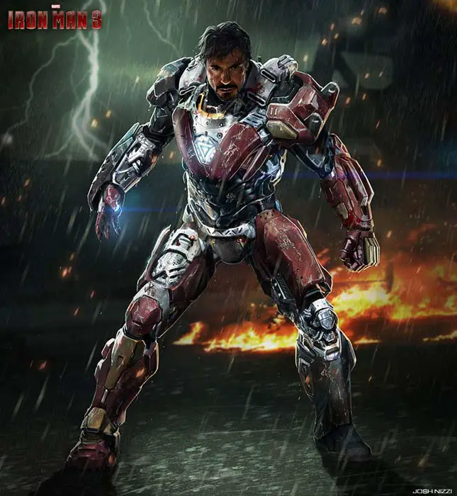 Diseño conceptual para Iron Man 3