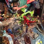 Montaje de Hasbro Marvel Universe en la SDCC