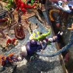 Montaje de Hasbro Marvel Universe en la SDCC