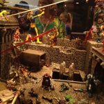 Montaje de Hasbro Marvel Universe en la SDCC