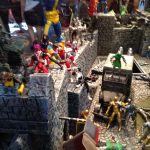 Montaje de Hasbro Marvel Universe en la SDCC