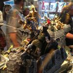 Montaje de Hasbro Marvel Universe en la SDCC