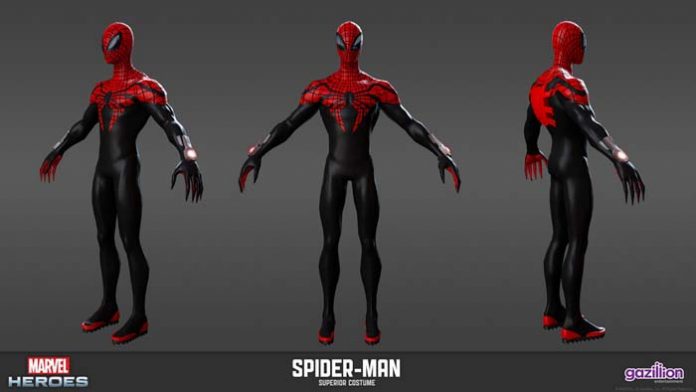 Traje de Spiderman Superior para Marvel Heroes