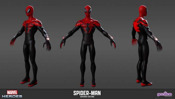 superior-spiderman-marvel-heroes-1 Traje de Spiderman Superior para Marvel Heroes