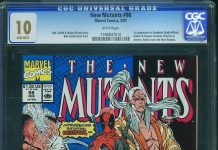 A subasta un dibujo original de Rob Liefeld para el debut de Deadpool New Mutants Nº 98 CGC 10