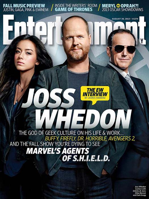 Portada de EW para Joss Whedon y Agents of S.H.I.E.L.D.