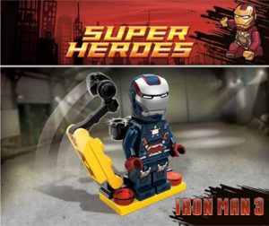 Figura de LEGO Iron Patriot para Lego: Marvel Super Heroes