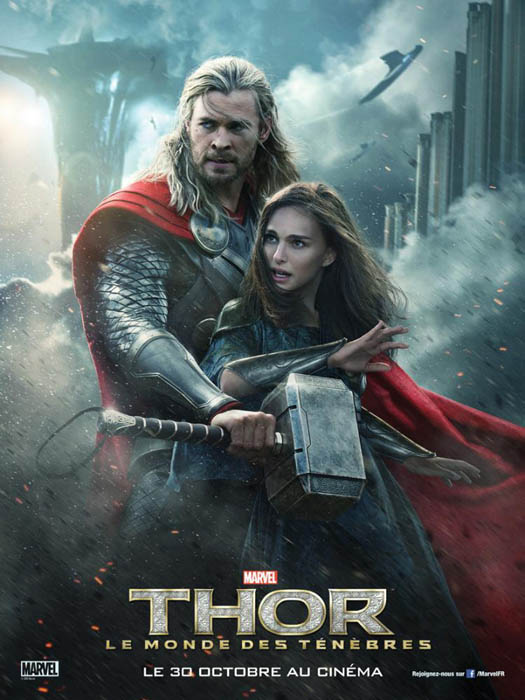 Póster de Thor y Jane Foster para Thor: El Mundo Oscuro