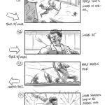 Storyboard de Lobezno Inmortal