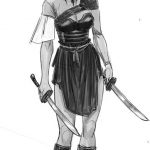 Diseño conceptual de Sif para Thor