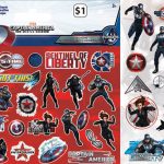 Pegatinas de Capitán América: El Soldado de Invierno