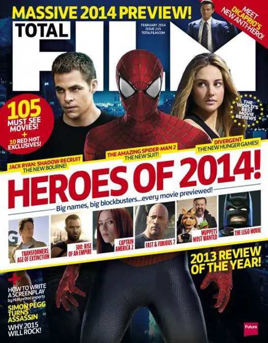 The Amazing Spider-Man 2: El Poder de Electro en portada de Total Film