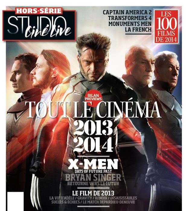Portada de Studio Ciné Live con X-Men: Días del Futuro Pasado