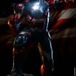 Figura de Iron Patriot de Iron Man 3 de Sideshow Collectibles