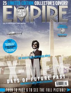 Bolivar Trask de X-Men: Días del Futuro Pasado en portada de Empire