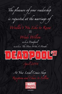 Invitación Deadpool Nº 27