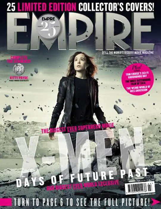 Kitty Pryde de X-Men: Días del Futuro Pasado en portada de Empire