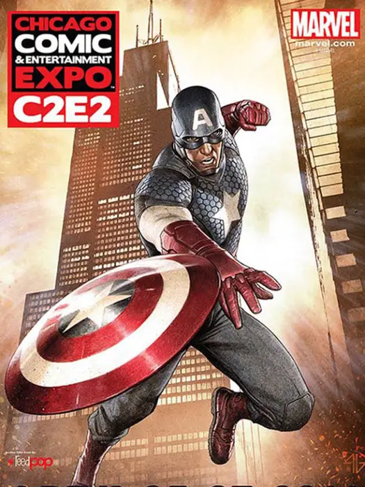 Póster del Capitán América para la C2E2 2014