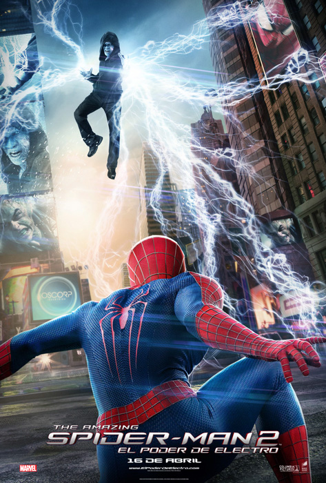 Póster en español de The Amazing Spider-Man 2: El Poder de Electro