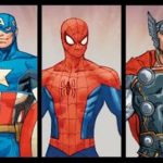 Avengers Press Art cómic para niños