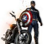 Capitán América: El Soldado de Invierno y Harley Davidson