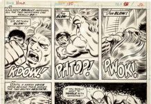 A subasta el original de la primera aparición en cómic de Lobezno Original de la primera aparición de Lobezno