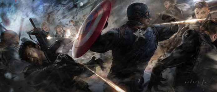 Diseño conceptual de Capitán América: El Soldado de Invierno