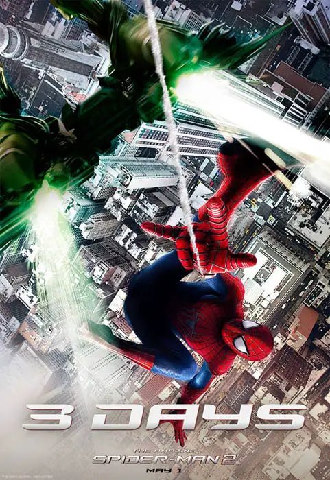 Spidey y el Duende en The Amazing Spider-Man 2: El Poder de Electro