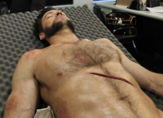 Ejemplos de efectos de Make-up Effects Group para Lobezno Inmortal Efectos en Lobezno Inmortal