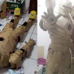 Iron Man a tamaño real hecho de cartón