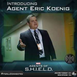 Agente Eric Koenig en Agents of S.H.I.E.L.D.