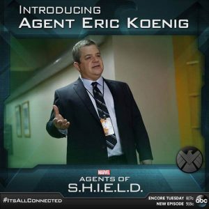 Agente Eric Koenig en Agents of S.H.I.E.L.D.