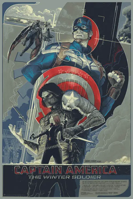 Póster de Mondo de Capitán América: El Soldado de Invierno