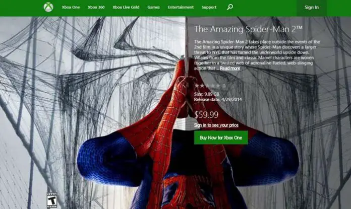 The Amazing Spider-Man 2 en Xbox One