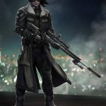 Diseño conceptual del Soldado de Invierno para Capitán América: El Soldado de Invierno