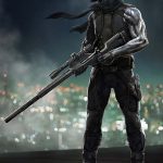 Diseño conceptual del Soldado de Invierno para Capitán América: El Soldado de Invierno