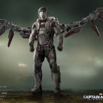 Diseño conceptual del Halcón para Capitán América: El Soldado de Invierno