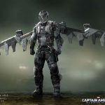 Diseño conceptual del Halcón para Capitán América: El Soldado de Invierno